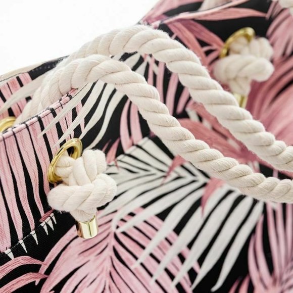 New Pottery Barn Emily Meritt Palm Beach Tote - Picture 2 of 7